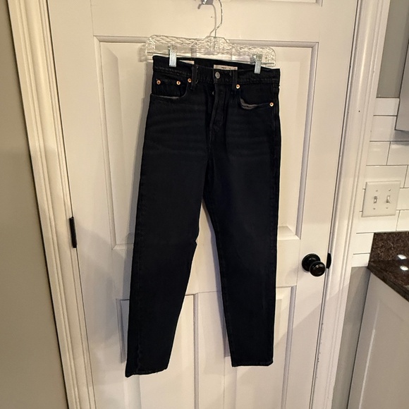 Levi's® Premium WEDGIE STRAIGHT FIT WOMEN'S JEANS Black 31910 - Picture 5 of 14